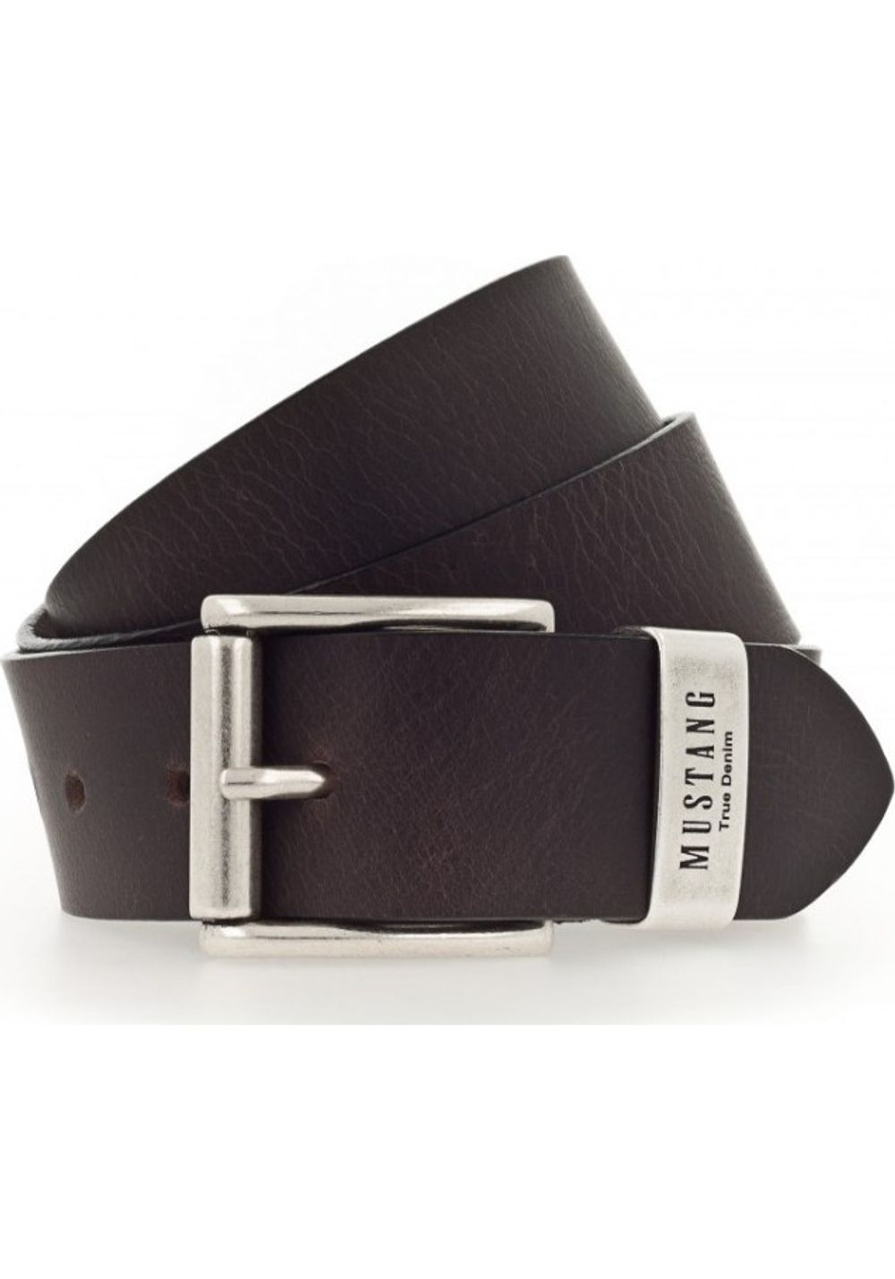 Ремень 40 mm with metal loop and buckle in polished silver MG2104R04-0680