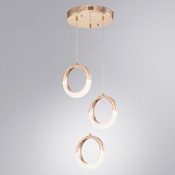 Подвесная светодиодная люстра 12W 4000К A7777SP-3GO золото Montana Arte Lamp