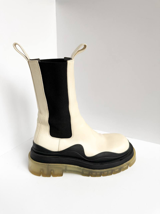 Кожаные ботинки Bottega Veneta, 38