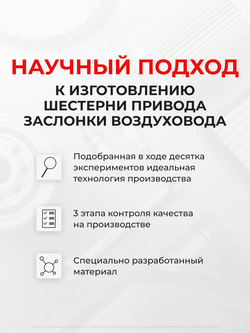 Шестерня привода заслонки воздуховода (ремкомплект) Jeep GRAND CHEROKEE [Кузов: WK2] 2010-2022 (ZO4)