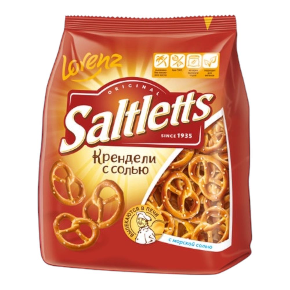 Saltletts Мини-Крендель с солью 250*8 пакет