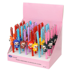 Ручка шариковая, масляная, Basir, синие чернила, серия "Зодиак", с брелоком, 30 шт