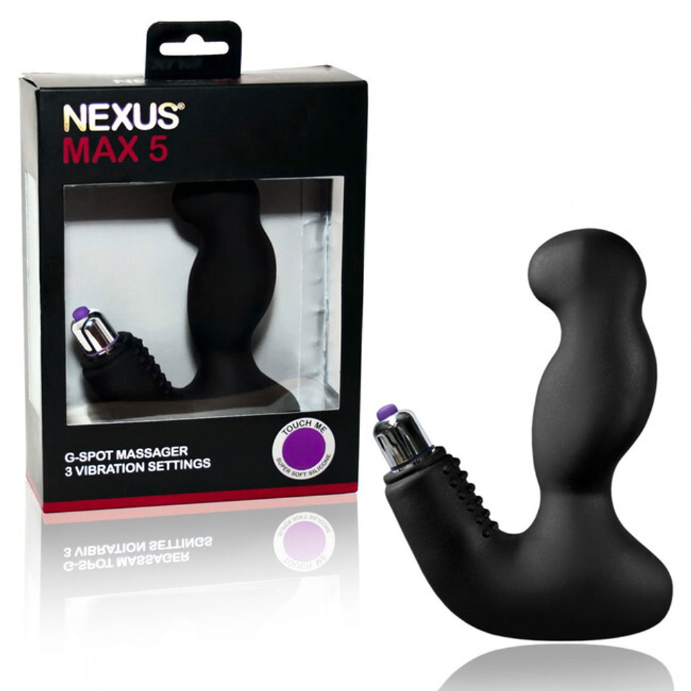 Вибромассажер для простаты Nexus Max5 ( черный) (Цвет: черный)