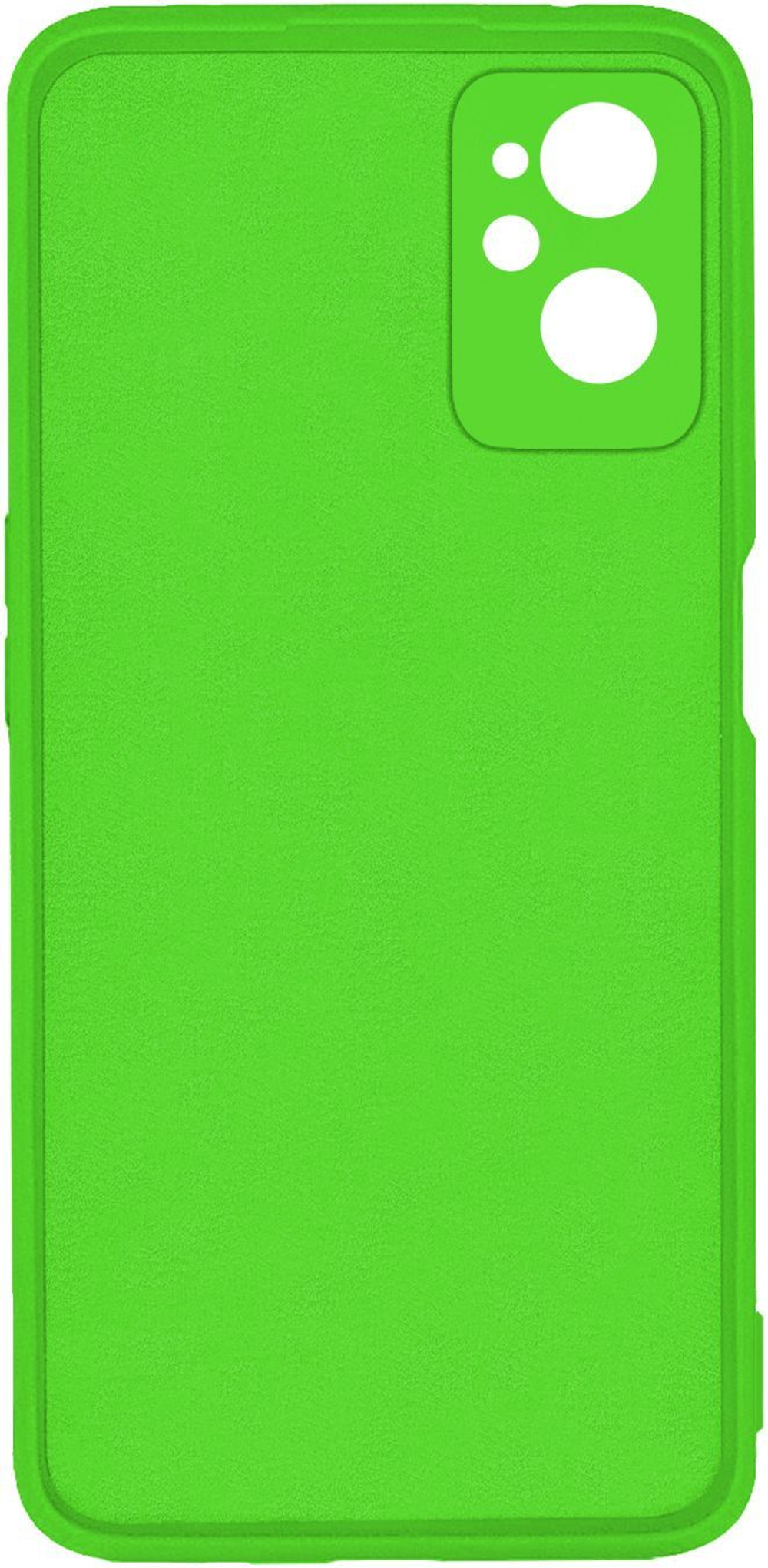 Мягкий Soft Touch чехол из силикона для REALME 9i (не 5G!) / OPPO A96 с бархатной подкладкой