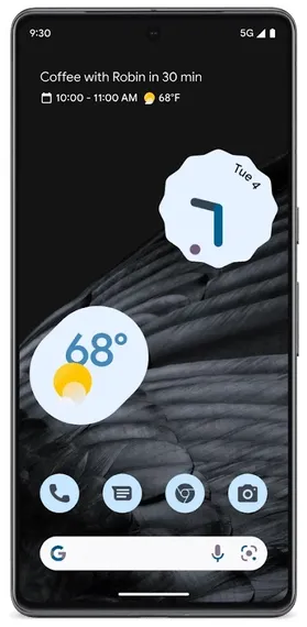 Смартфон Google Pixel 7 Pro 256 ГБ Вулканическое стекло Obsidian
