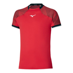 Мужская футболка Mizuno Stargazer Shadow Short-Sleeve - fiery red