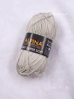 Пряжа ALPINA "БЕБИ СУПЕР МЯГКАЯ" / "BABY SUPER SOFT" 50% хлопок, 50% бамбук 50 г 150 м ± 10 м №03 св. серый