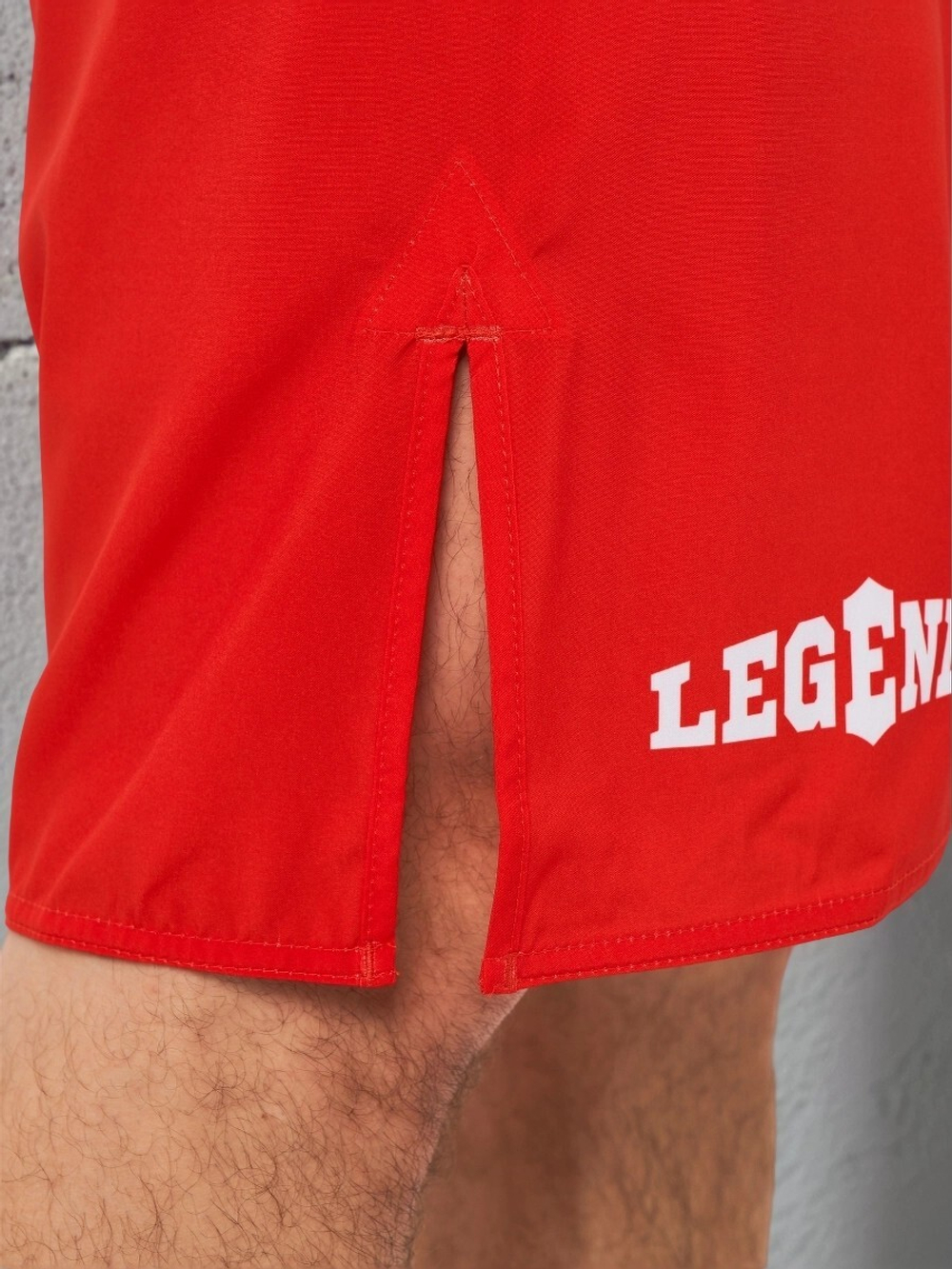 Шорты спортивные ММА LEGENDA Рать, красные