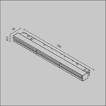 Магнитный трековый светильник Maytoni Parete TR106-2-18W3K-B