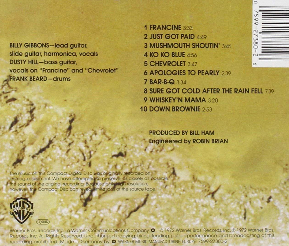 ZZ Top / Rio Grande Mud (CD)