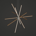 PIX STICK TIE STIX 7 LIGHT SUSPENSION WITH POWER