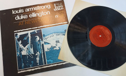 Винтажная виниловая пластинка LP Louis Armstrong And His All Stars Duke Ellington And His Orchestra At Newport (USA 1973)