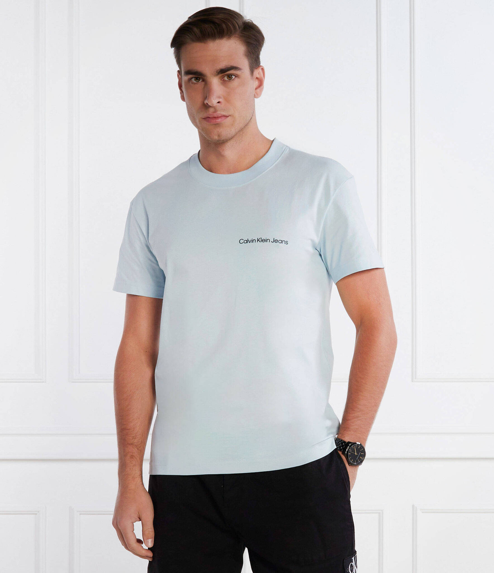 Футболка CALVIN KLEIN JEANS - голубой(J30J324671)
