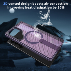Прозрачный чехол Mesh Pro Magnetic Case для Samsung Galaxy S22 Ultra