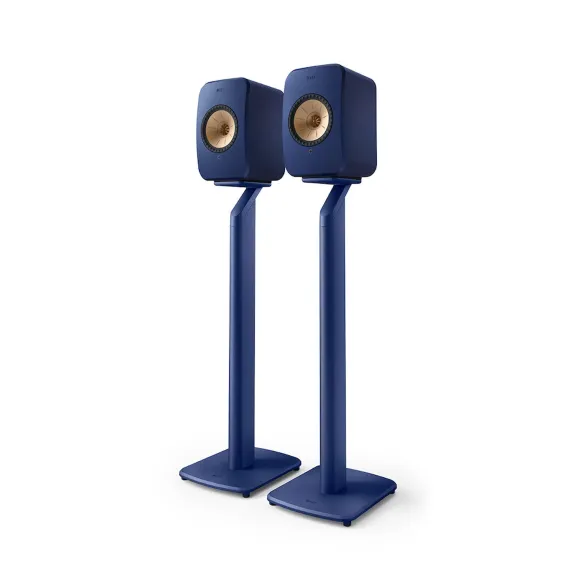 KEF LSX II Cobalt Blue + S1 Floor Stand