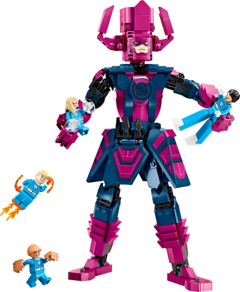 Конструктор LEGO Marvel 76316 Фантастическая четверка против Фигурка Галактуса-конструктора
