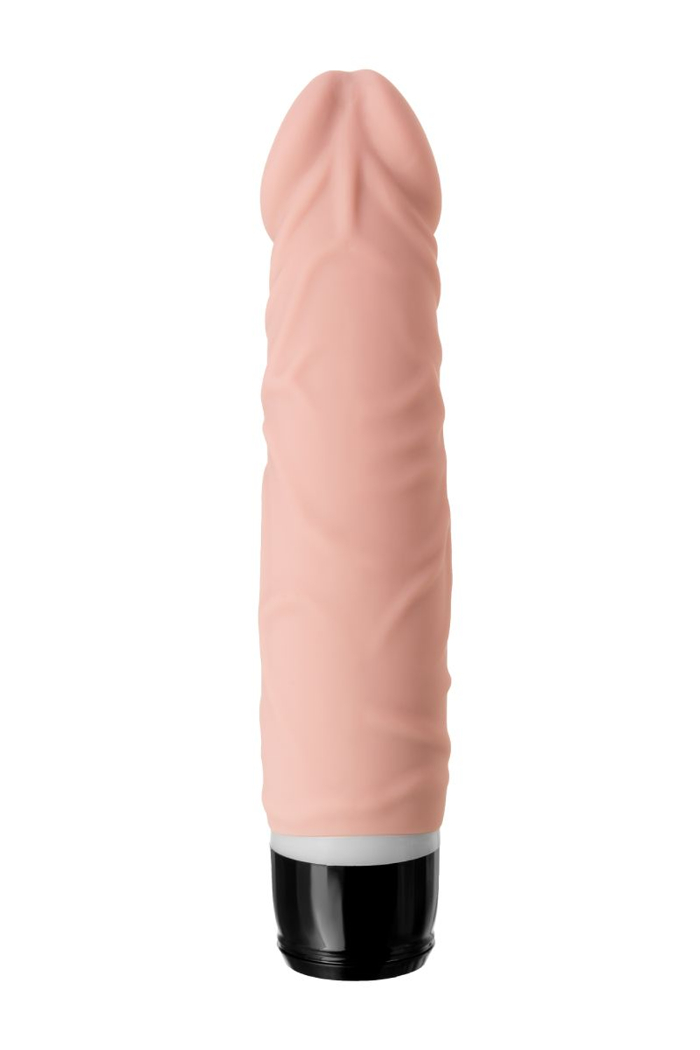 Реалистичный телесный вибратор A-Toys - 19,3 см. (Цвет: телесный)