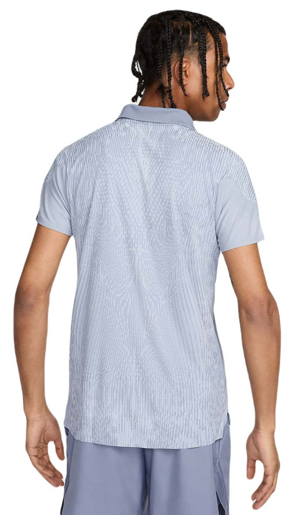 Мужское теннисное поло Nike Dri-Fit Adventage Slam RG Tennis Polo - небесный