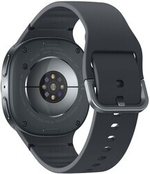 Смарт-часы Samsung Galaxy Watch8 40mm [корпус - серый, ремешок - черный, 1.34", Super AMOLED, 438x438, IP68, Bluetooth, NFC, Wi-Fi, для Android 12.0 и выше]