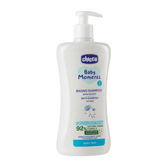 Шампунь детский для волос и тела Chicco Baby Moments, 500 мл