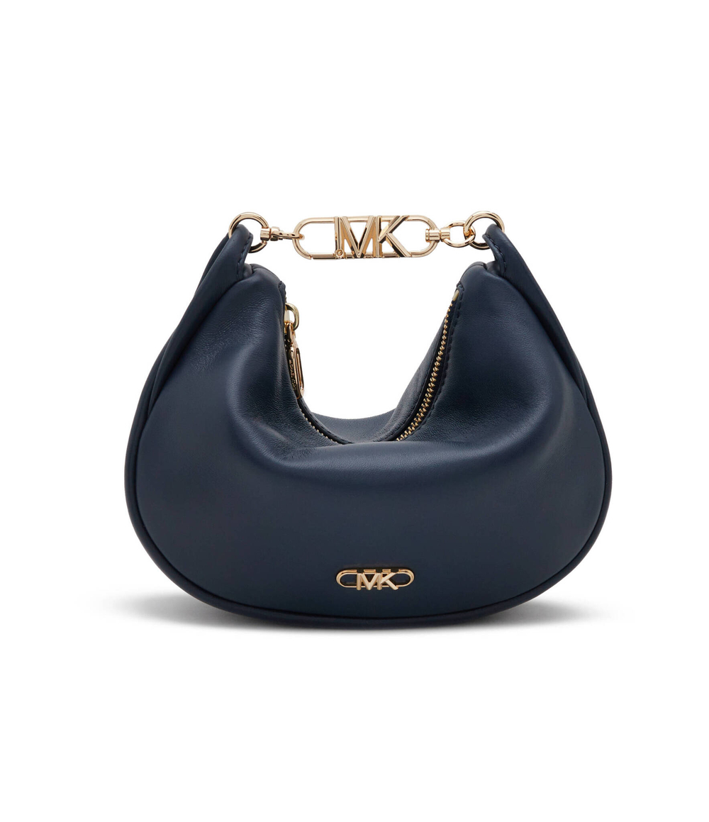 Кожаная сумка хобо Michael Kors - темно-синий(32H3G8NC1L)