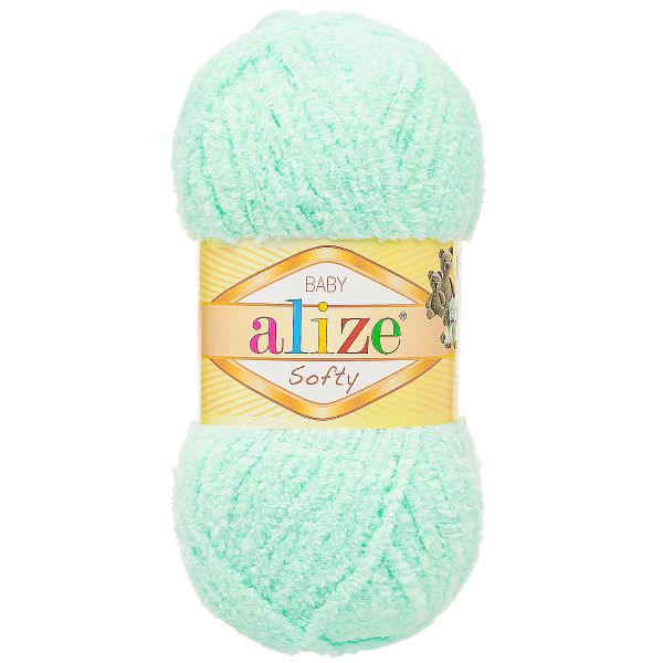 Пряжа Alize (Ализе) Softy / уп.5 мот. по 50 г, 115м, 669 светлая бирюза A