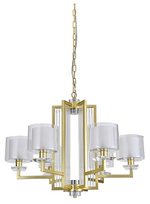 Подвесная люстра Newport ALEXANDRA 4406+1/C mat.gold