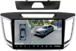 Магнитола для Hyundai Creta 1 2016-2021 (рамка 10) - Teyes CC3-2K-360 на Android 10, Быстрая, 2K QLED, CarPlay, 4G SIM-слот, 4 камеры в комплекте