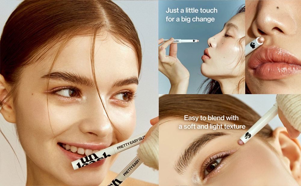 UNLEASHIA Pretty Easy Glitter Stick - Веганские тени для век в карандаше