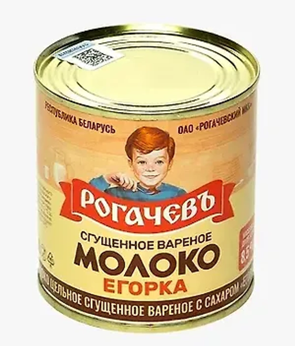 Сгущёное молоко варёное Егорка Рогачев 8,5% 360 г