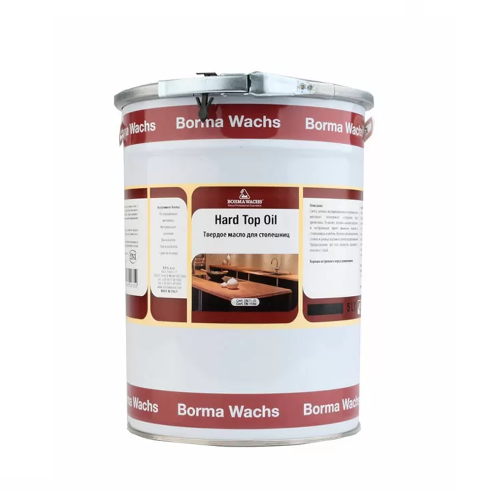 Твердое масло для столешниц Borma Hard top oil 20 л прозрачное для внутренних работ 4916.20