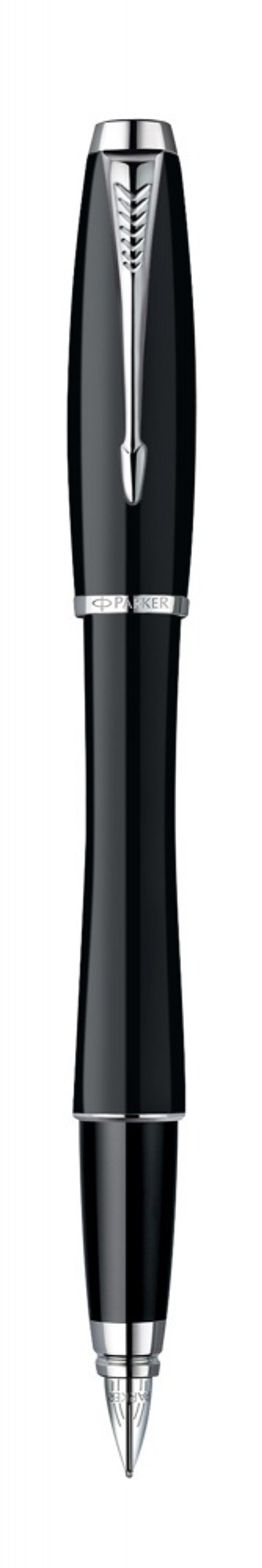 Перьевая ручка Parker Urban F200, цвет: London Cab Black CT, перо: F, цвет чернил: blue, в подарочной упаковке