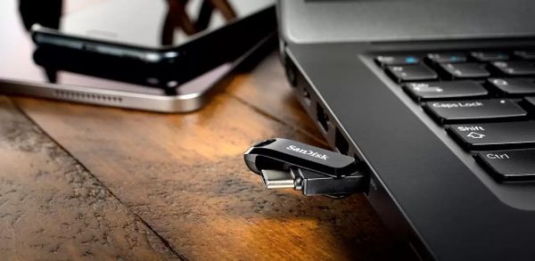 Флеш-накопитель SanDisk Ultra Dual Drive Go USB Type-C 512 ГБ, до 400 МБ/с (SDDDC3-512G-G46)