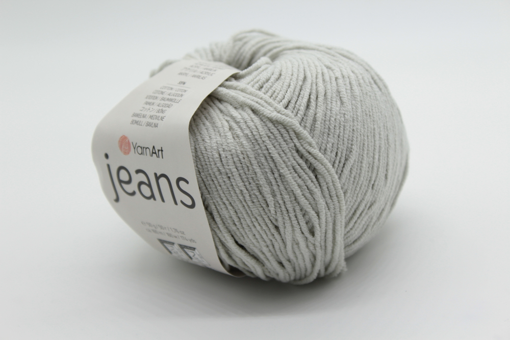 Пряжа "Jeans" 49 Серый