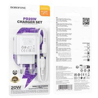 Зарядное устройство для Lightning Borofone BAS43A PD20W (white)