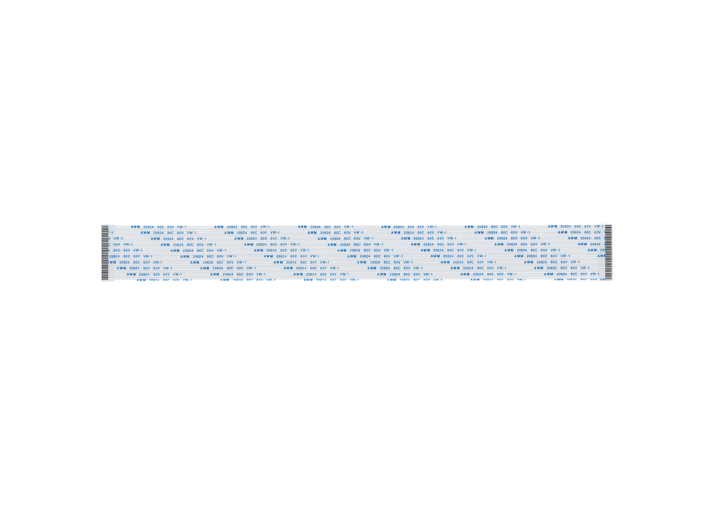 Шлейф 32 pin, 30 см, шаг 1 мм FFC, прямой А