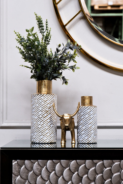 Веточка с листьями искусственная 66см Garda Decor 317354070