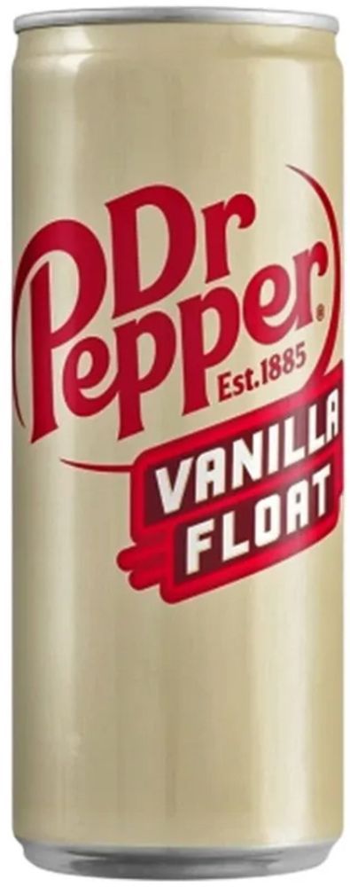 Газированный напиток Доктор Пеппер Ваниль Флоат / Dr. Pepper Vanilla Float (Польша) 0.33 - банка