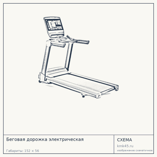 Беговая дорожка электрическая — от 1 210 000 ₽