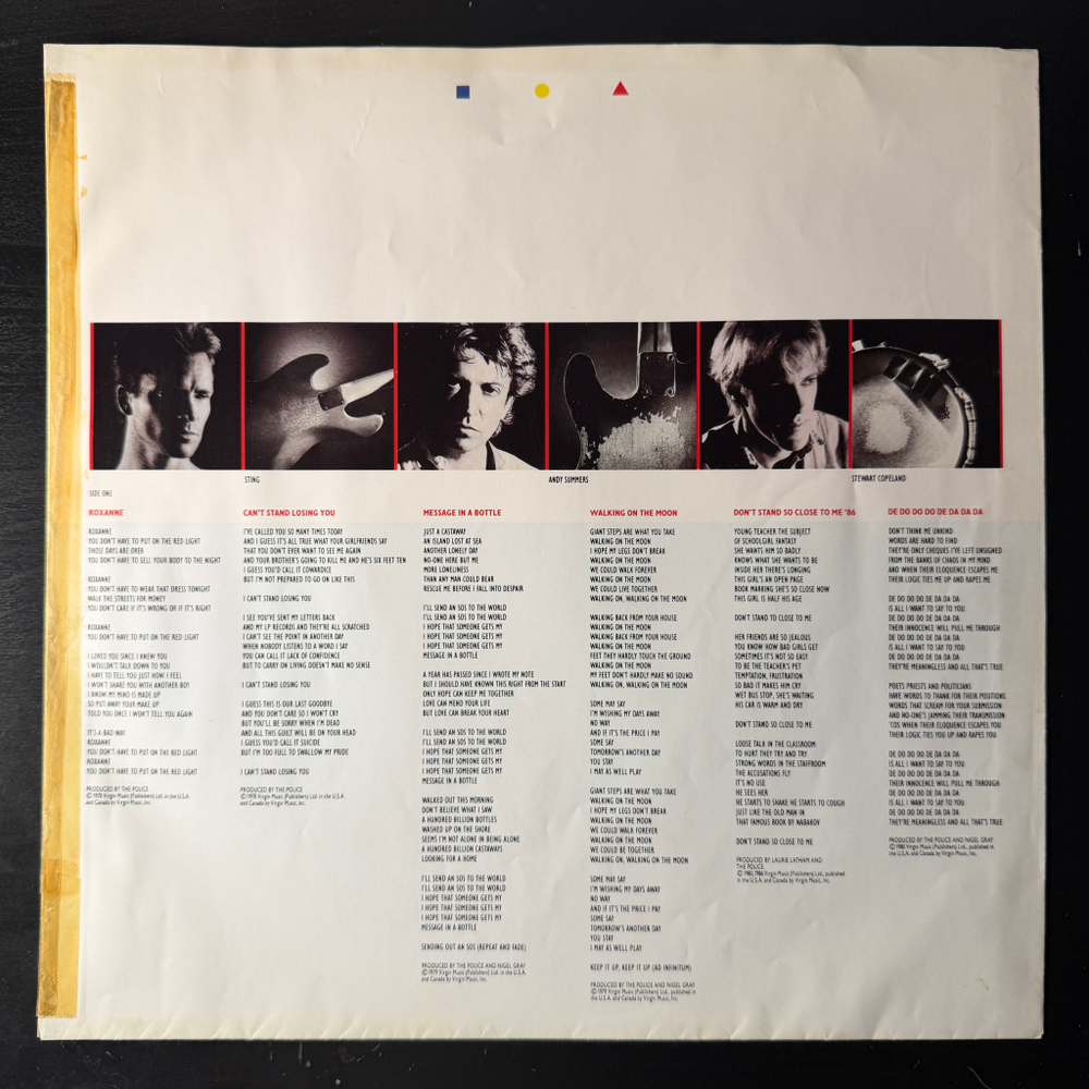 The Police – Every Breath You Take (Япония 1986г.)