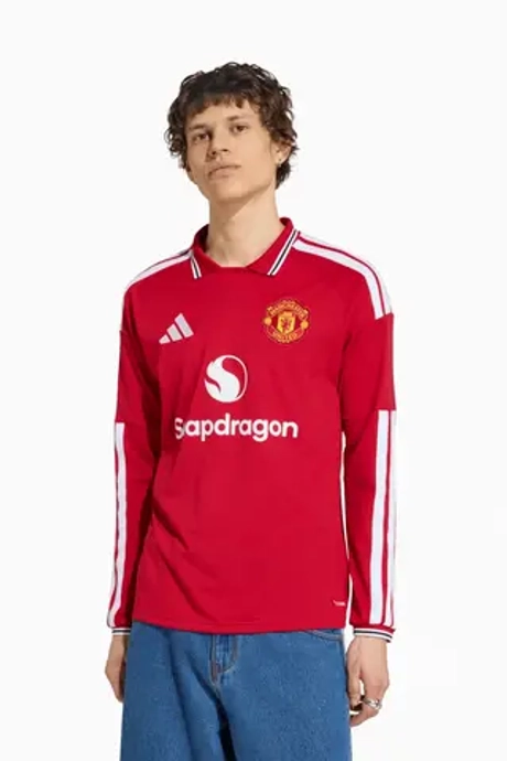 Футболка с длинными рукавами adidas Manchester United 26/27 Home - красный