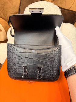 Сумка Hermes Constance mini American Aliligator