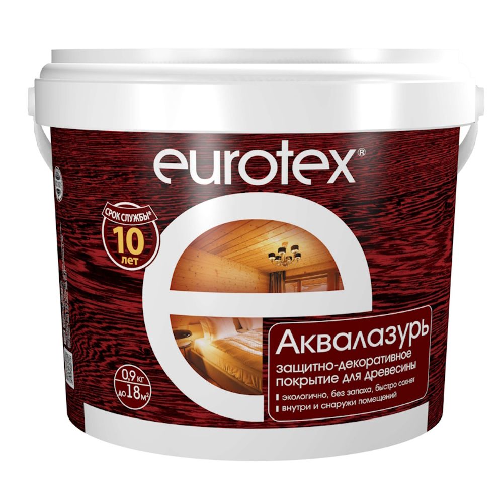Пропитка по дереву EUROTEX Аквалазурь белый 0,9л (Рогнеда) Пропитка по дереву EUROTEX Аквалазурь белый 0,9л (Рогнеда)