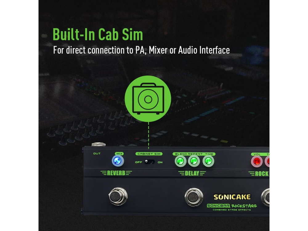 Педаль эффектов Sonicake Rockstage QCE-10