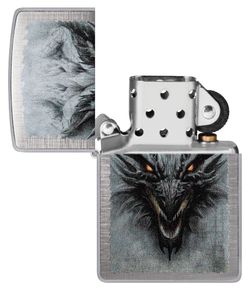 Зажигалка Zippo Dragon Design с покрытием Linen Weave (48732) 4