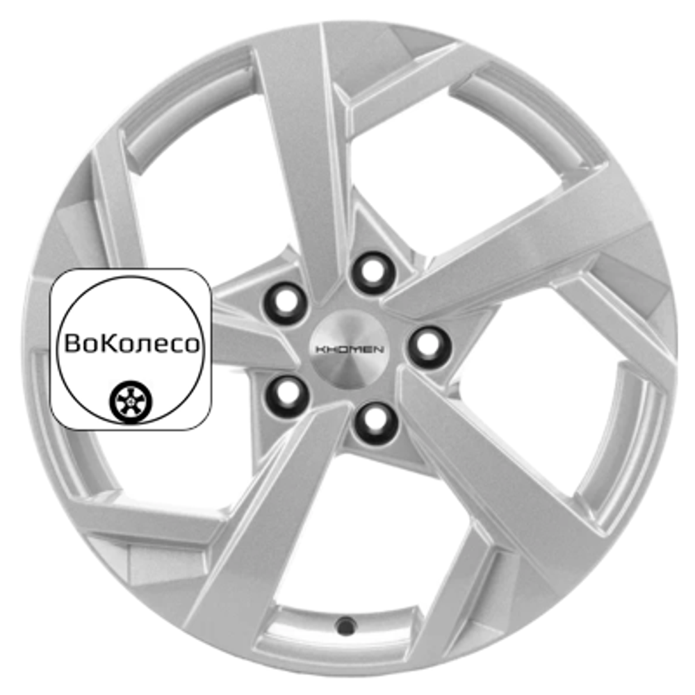 7x17/5x114,3 ET40 D66,1 KHW1712 (Qashqai) F-Silver Khomen Wheels