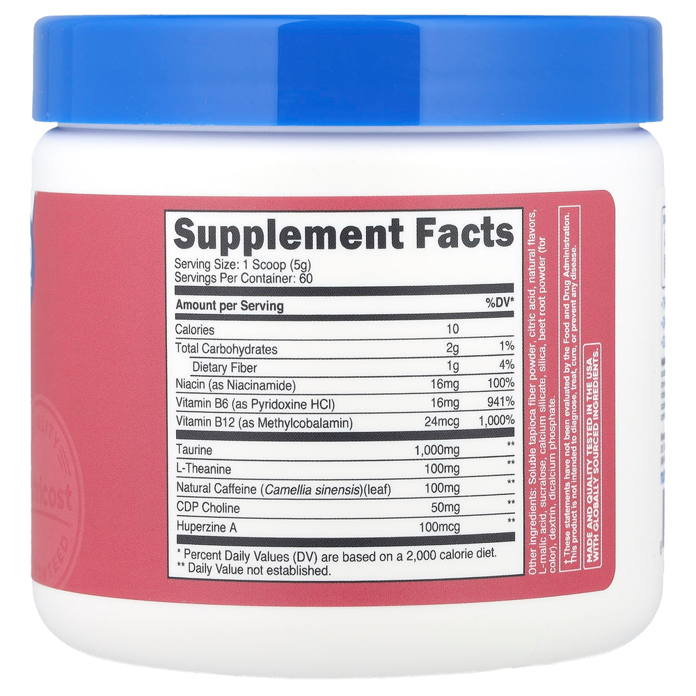 Nutricost, Energy, Clean Energy в порошке, маракуйя и гуава, 300 г (10,7 унции)