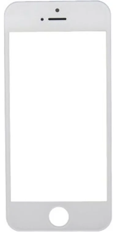 Стекло+ОСА для iPhone 5, 5s, 5C, SE (белый)