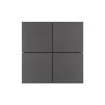 INTELLIGENT ARLIGHT Кнопочная панель KNX-304-23-IN Black (BUS, Frameless) (IARL, IP20 Металл, 2 года)
