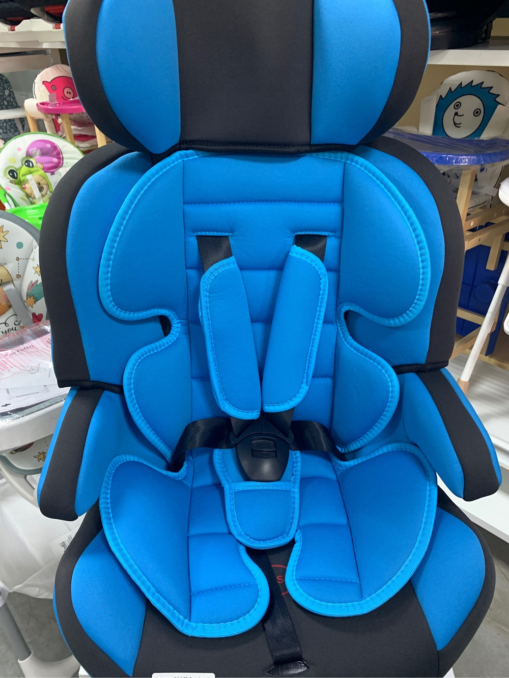 Автокресло LB 515 RF (Teddy Bear) ПК (09. BLUE+GREY)